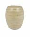 Biodegradable bamboo burial urn