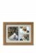 Oak tribute frame pet urn