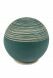 Spherical cremation ashes urn 'Petrol Slib'