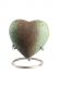 Heart shaped mini urn 'Elegance' granite look (stand included)