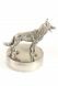 Pewter German Shepherd Dog cremation ashes urn