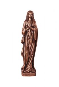 Bronzed Madonna sculpture