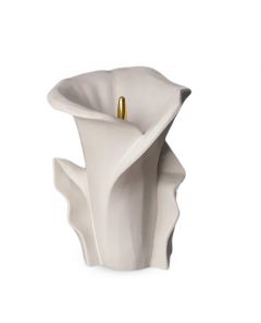 Medium sized urn for ashes 'Calla Flower' in several colors