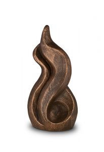 Ceramic art urn 'Flame of love'