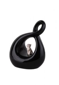 Black cat urn 'Infinite love'