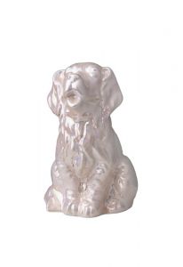 Dog cremation ashes urn soft pink