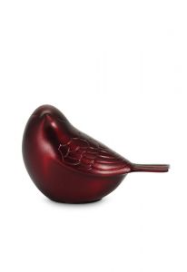 Bird urn red